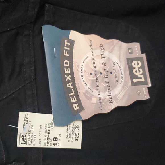 Wms LEE Relaxed Fit jeans (sz 33x31) - Picture 5 of 5